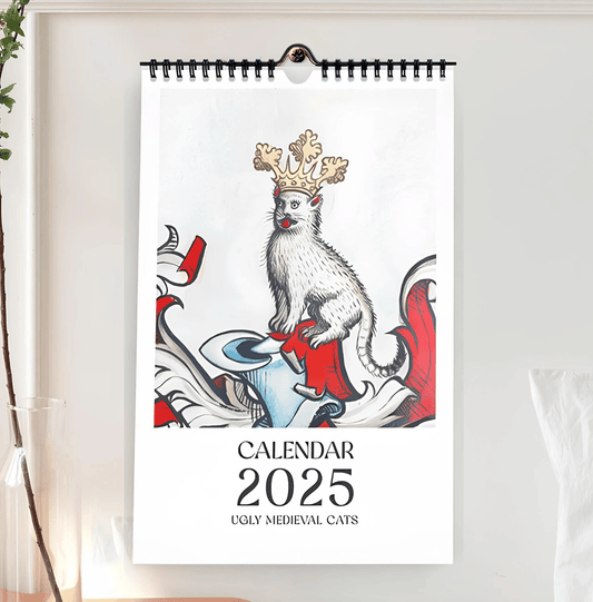 🐾Ugly Medieval Cats Calendar 2025
